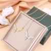 Men’s Angel Wings Necklace: Versatile, Trendy Hip-Hop Summer Accessory for Women & Men
