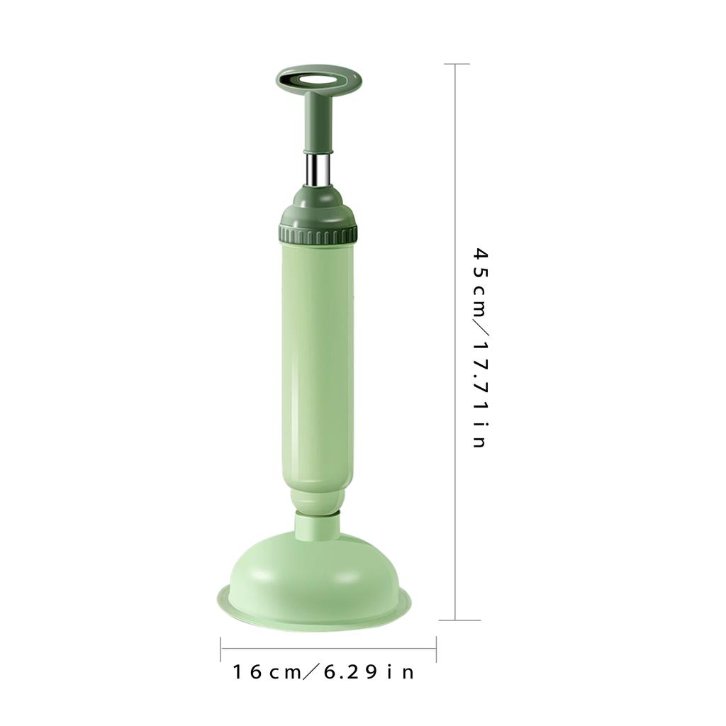 High Pressure Toilet Plunger Drain Blaster Sewage Pipe Dispenser Air Drain Cleaner Toilet Drill Gun Manual Pneumatic Dredge Tool