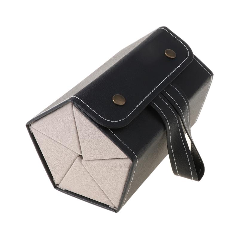 Leather Multi-layer Glasses Box Multi-functional Glasses Storage for Case 5 Slots Travel Glasses Bag Hanging Glasses Fra