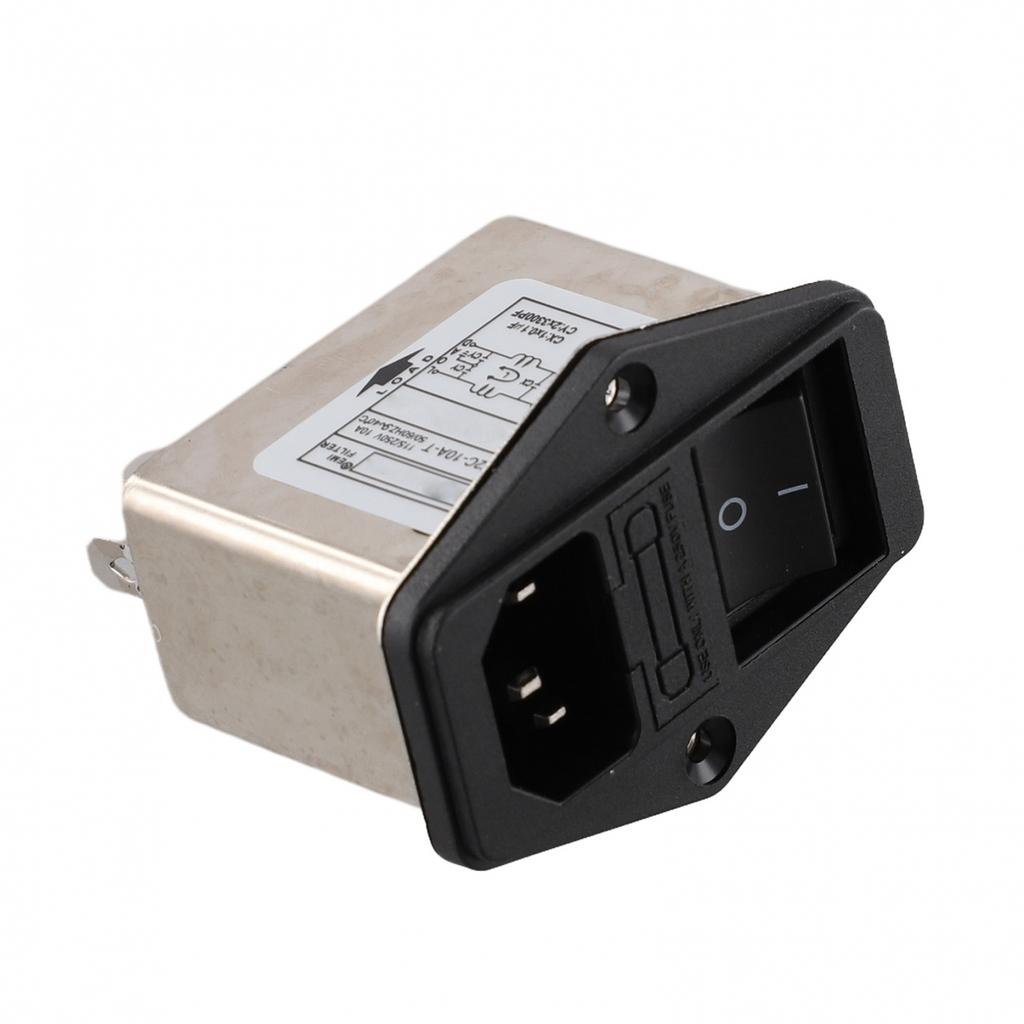 IEC AC Input Power Outlet Module with For EMI Filter for Test Equipment
