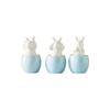 Easter  Bunny Figurines - Minimalist European Ceramic Ornaments For Home & Bedroom Decor