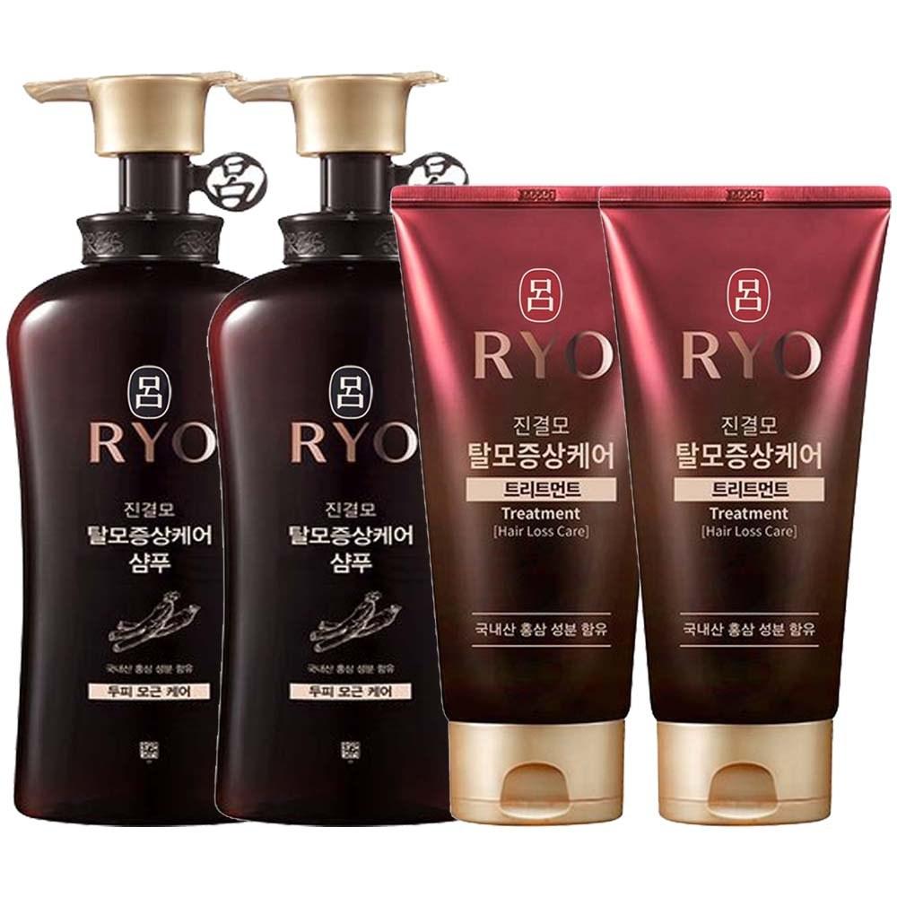 Ryeo Jingyeolmo Hair Loss Symptom Care Shampoo 490ml + Treatment 300ml 2-Set, 2 Sets