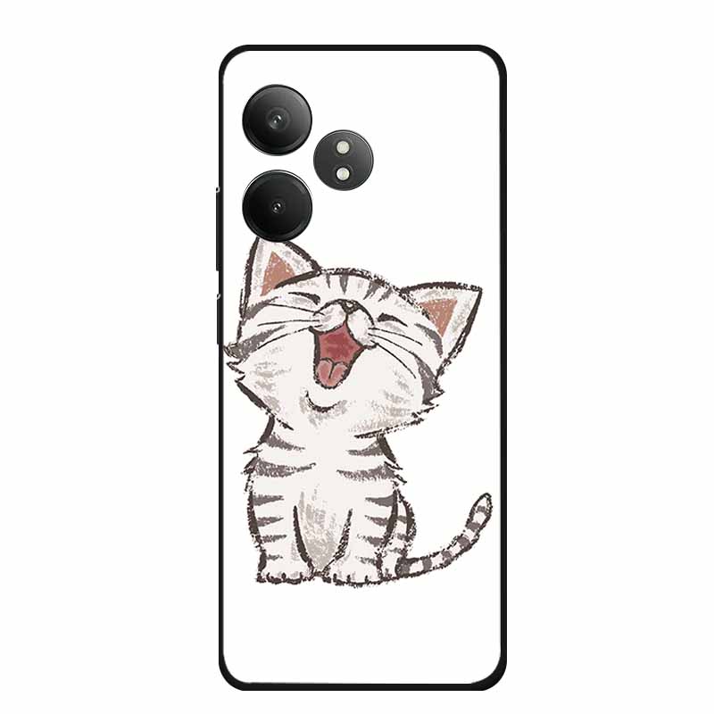 

Phone Case For Realme GT 6T 6 T Neo 6 SE Neo6 SE Realme Note 50 60 Case Note50 Note60 Coque Black Silicone Soft Back Cover Funda Realme GT 6T