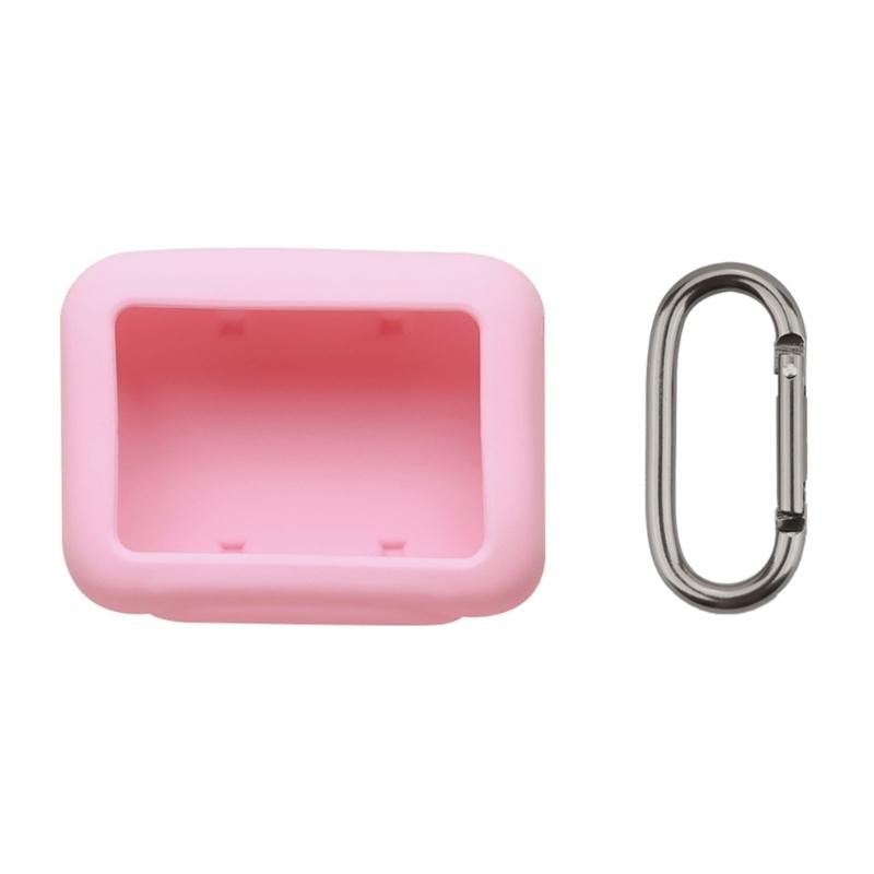Silicone Protective Case For GO 5 Speaker Shell Shockproof Cover with Carabiner Precise Cutout NonSlip Grip Protections