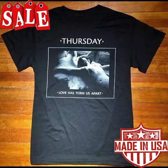 Thursday Band Black T-Shirt Cotton Unisex S-5XL For Men Women Unisex T-Shirt XXL
