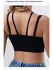 Seamless Cross-Border Vest-Style Nursing Bra with Removable Pads for Yoga & Postpartum