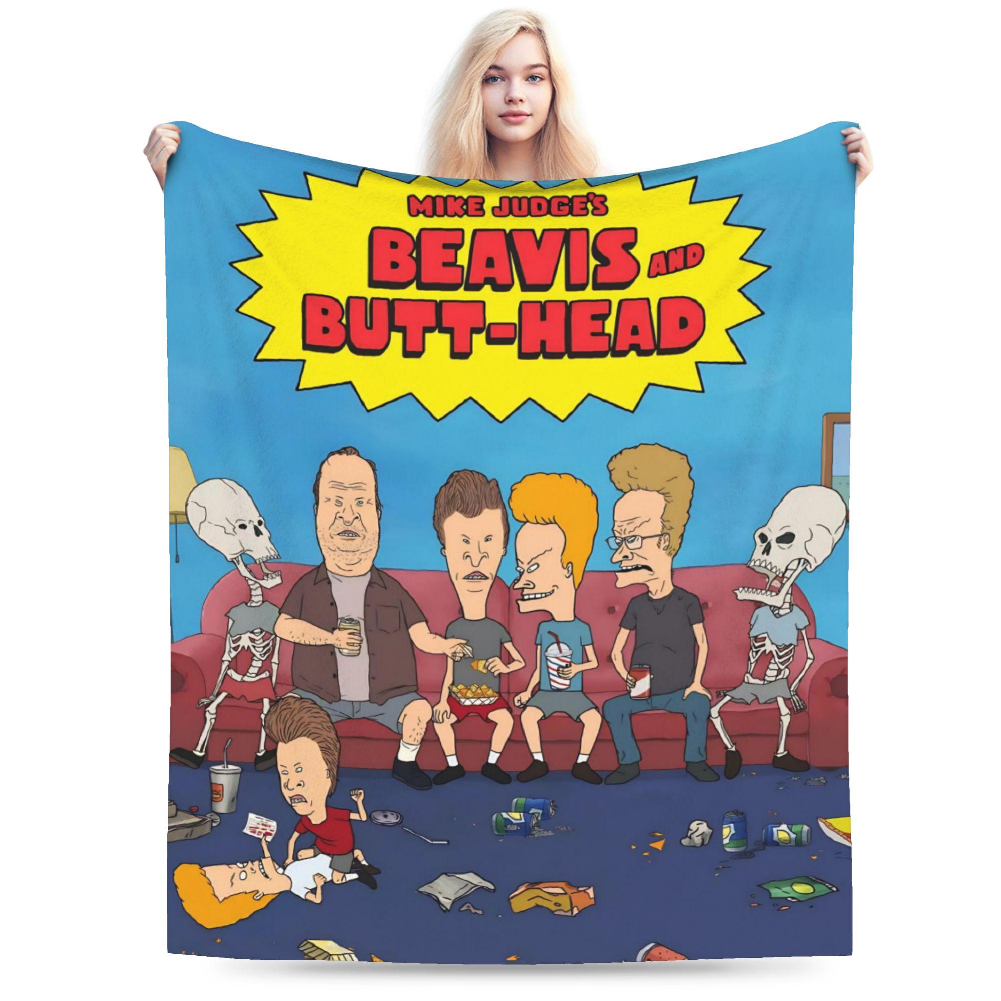 

Beavis and Butthead Merch Blanket Warm Cozy Fluffy Throw Blankets for Living Room 50x60 Inches Multiple Sizes Bedspread 75x100cm (30x40inch)