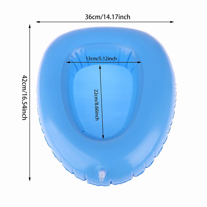 Portable Household Inflatable Bedpan Comfort Breathable Elderly Patient Care Anti Bedsore Air Cushion Potty