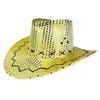 Auffällige Cowboyhüte für Karneval Themenveranstaltungen Pailletten Leichtes Partyaccessoire Bequem zu tragen
