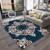 Turkey Bohemian Persian Flower Carpet Rug for Home Living Room Bedroom Sofa Doormat Kitchen Decor,Area Rug Non-slip Floor Mat