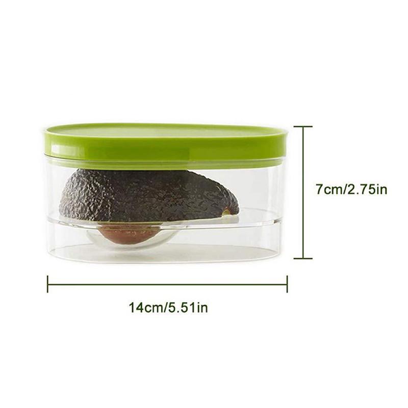 Avocado Lebensmittelaufbewahrungsbox Platzsparer Kunststoff Obstbehälter Für Küche Frischhaltebox Gemüse Organizer Box