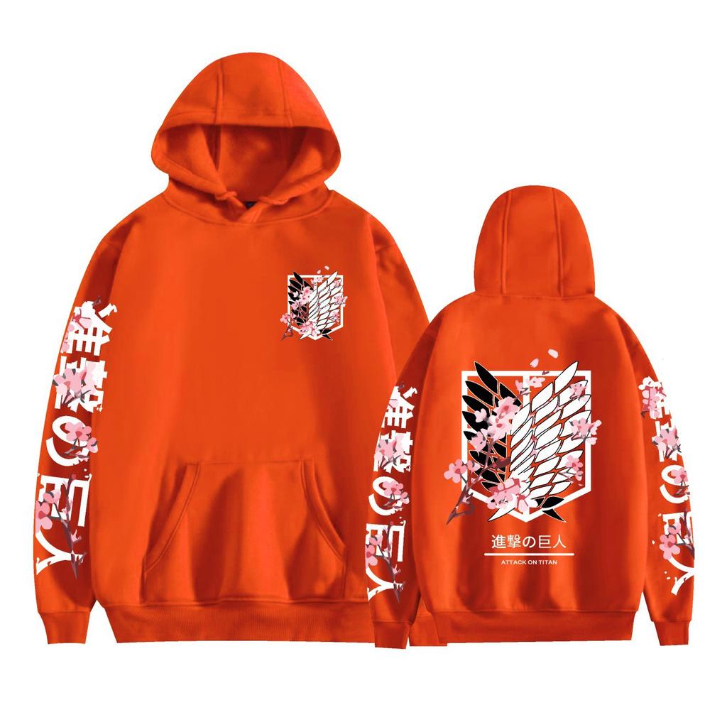 Attack On Giants Surrounding Hoodies Loose Casual Men's Women's Trendy Autumn/Winter Hoodie