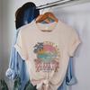 Dam Biblisk Vers T-shirt Vintage Estetik Jesus Tro Grafiska T-shirts Kortärmad Kristna T-shirt Retro Inspirerande Toppar