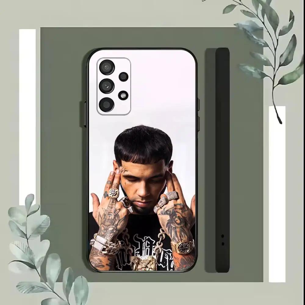 A-Anuel A-AA Rapper Phone Case For Samsung S25,S24,S21,S22,S23,S30,Ultra,S20,Plus,Fe,Lite,5G Black Cover