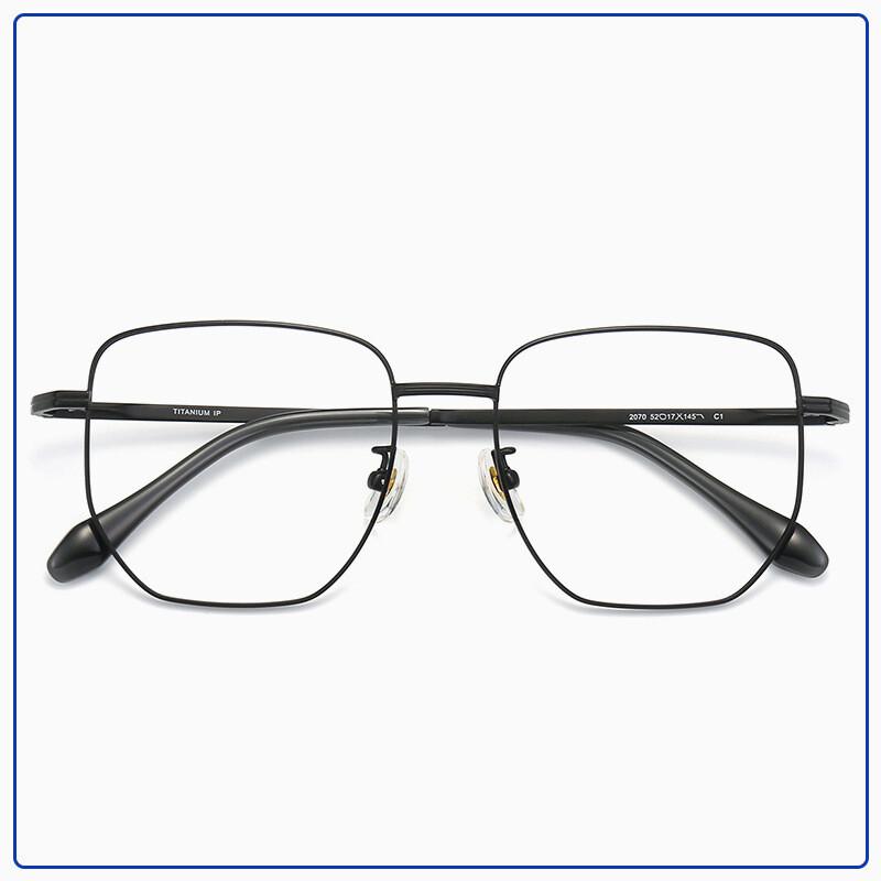 Men Prescription Glasses Optics Lenses Reading Glasses Women Blue Light Blocking Myopia Eyewear Metal Titanium Eyeglasses Frame