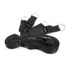 Soft Leather Cuffs Set Adjustable Straps for Hand Wrist Ankle Restraints Adult Bondage Kit Black