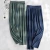 Pantaloni Pigiama a Quadri in Puro Cotone da Uomo - Larghi, Taglie Forti, Leggeri per Primavera, Estate e Autunno.