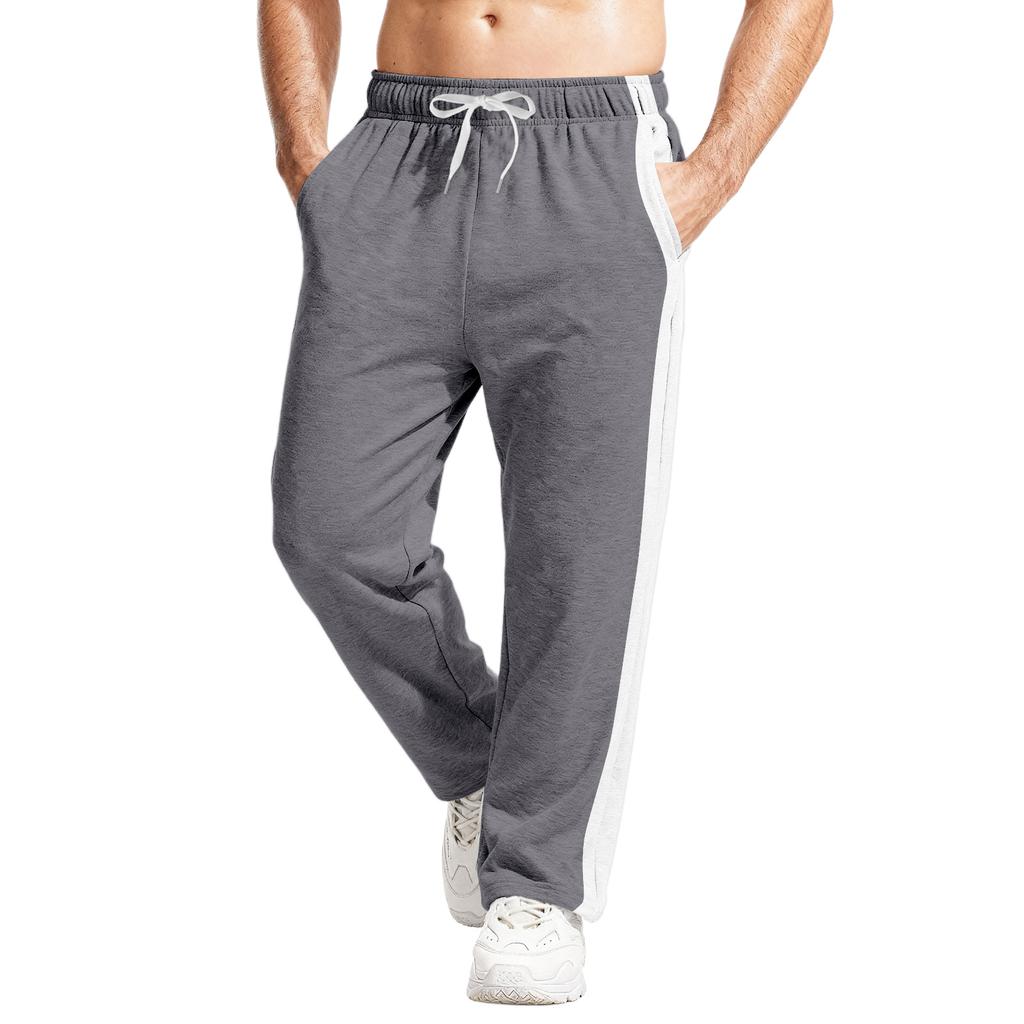 Men's Relaxed-Fit Casual Sweatpants With Stretch Waistband And Drawstring Yoga Pants