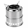 Portable Stainless Steel Lightweight Wood Stove Alcohol Stove Burner Outdoor Cooking Picnic BBQ