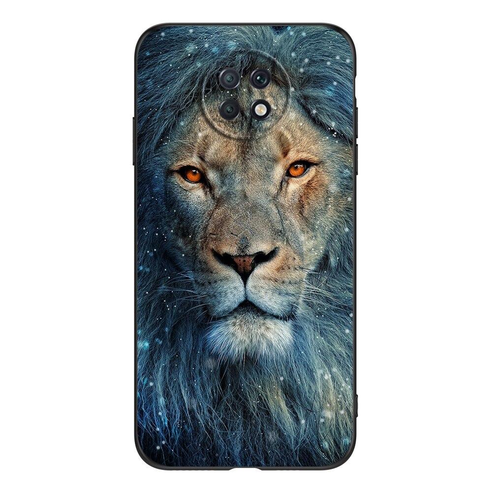 Etui na Xiaomi Redmi Note 9T 6,53 cala Dla Redmi Note 9 T Note9T bumper Etui Funda czarne etui tpu lew wilk tygrys smok