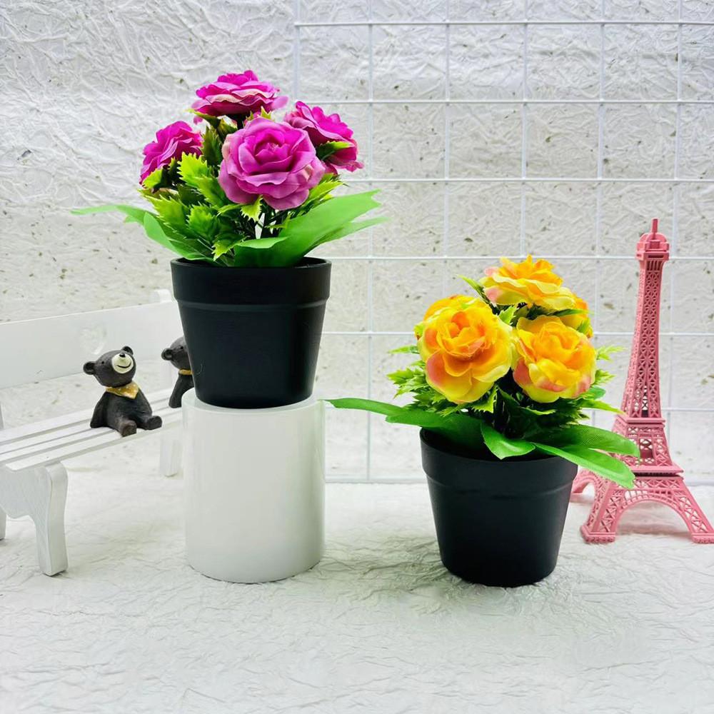 Bonsai Realistic Rose Room Decoration For Store Window Display And Events