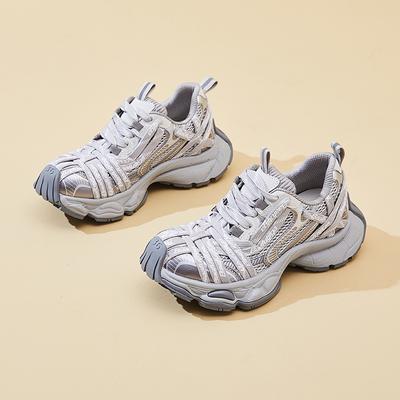 New Dad Shoes for Women, Fashionable Thick-soled Sports Single Shoes