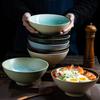 Japanese Vintage Porcelain Bowl Creative Homehold Lamian Noodles Instant Noodle Bowl Vegetable Salad Rice Soup Bowls Kitchenware