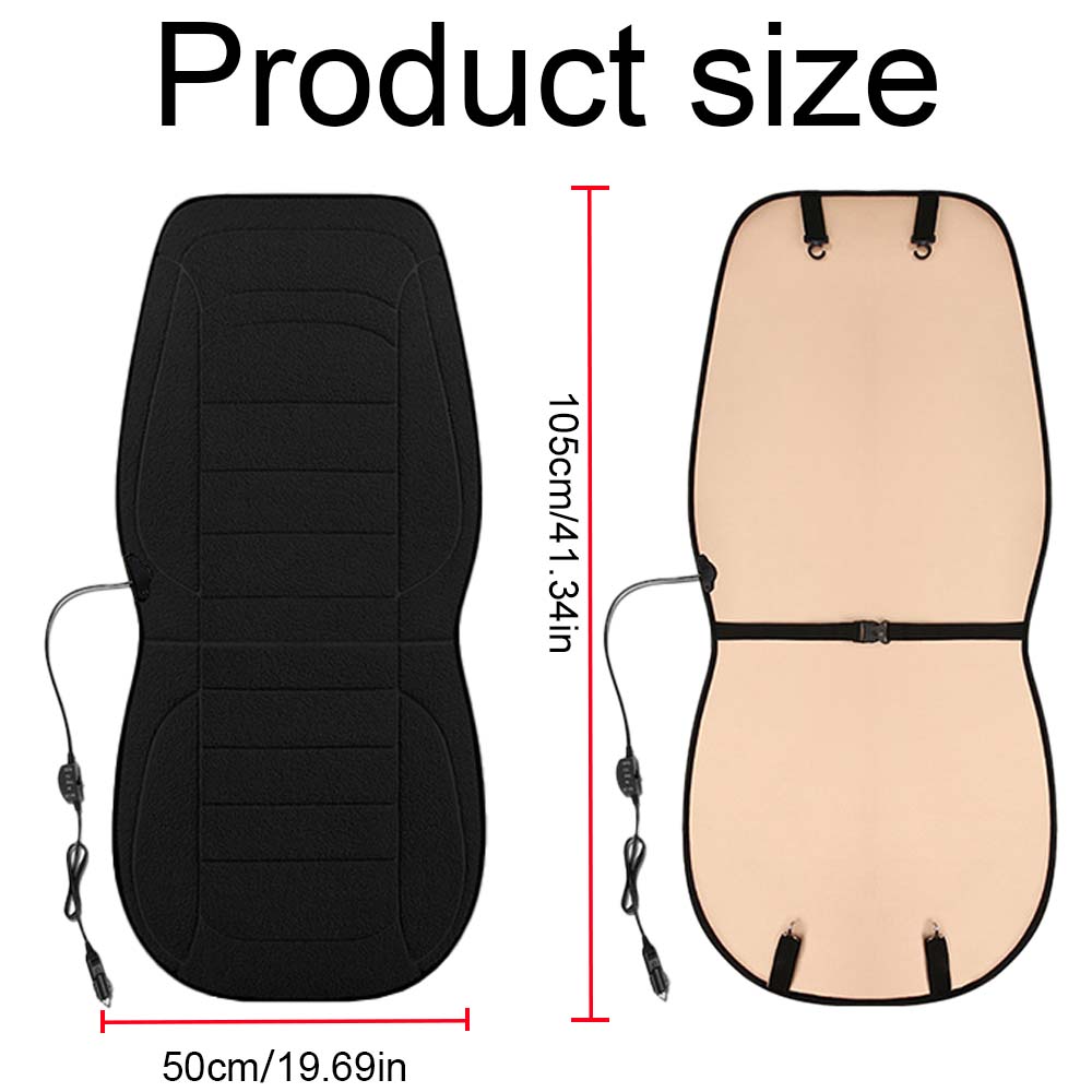 HulitTop Car Cushion Winter Warm Cushion Fast Heating 3-speed Car Seat Heating Pad Seat Cover Protect 12V 30W Cars Accessories
