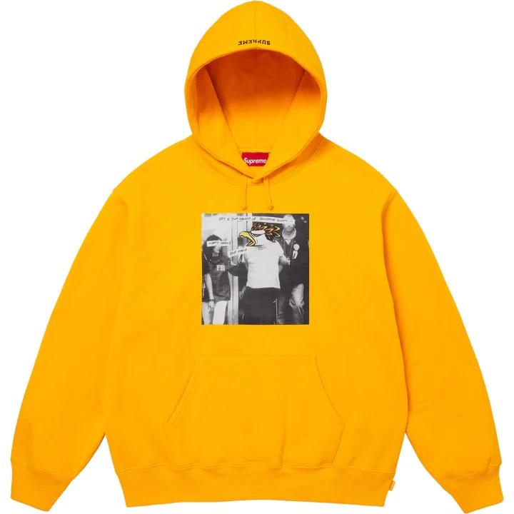 Supreme ANTIHERO Hooded Sweatshirt Mustard