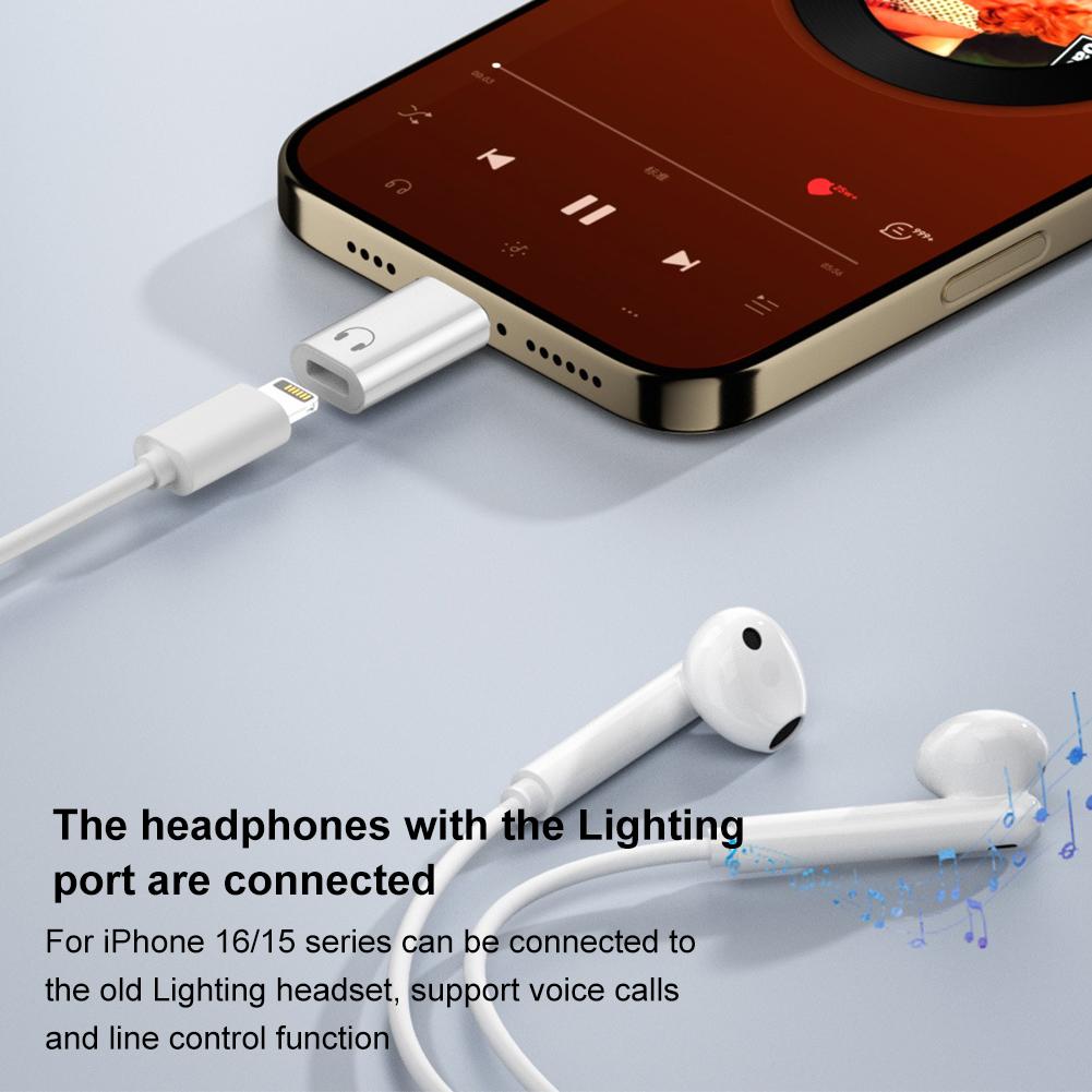 For IOS Female To Type C Male Adapter USB C To IOS Adapter Type-C To IOS Connector Connector Adapter for iPhone 16 15