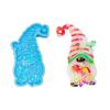 Holographic Resin Molds with Hole Christmas Gnome Pendant Silicone Mold for DIY Keychains Pendants Jewelry Resin Craft
