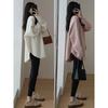 Sweater women's autumn clothing new autumn and winter French chic and beautiful unique knitted base sweater pullover inner top