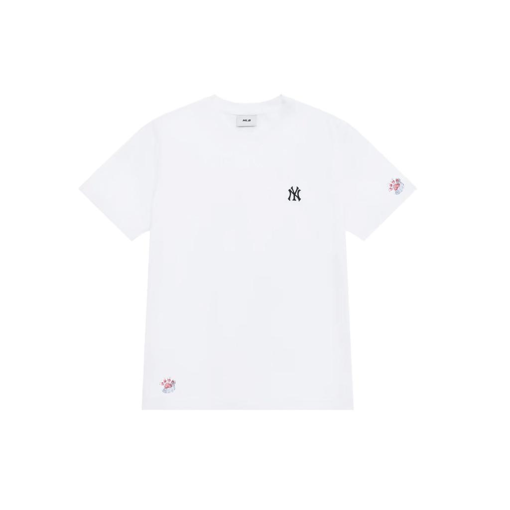 MLB T Shirts Unisex White Crew Neck Moderate 3ATSB0153-50WHS(Group1700- )