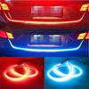 1.2m 12V Car Tailgate Strip Waterproof Brake Driving Turn Signal Light Blue+Red