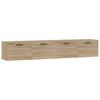 Wall Cabinets 2 pcs Sonoma Oak 100 x 36.5 x 35 cm engineered wood