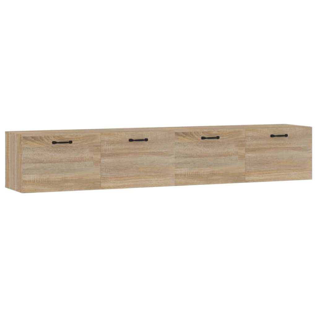 Wall Cabinets 2 pcs Sonoma Oak 100 x 36.5 x 35 cm engineered wood