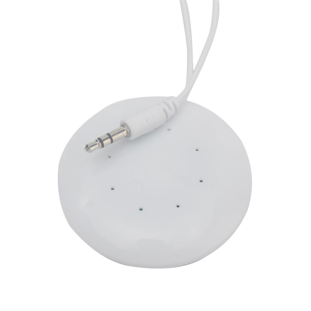 Mini 3.5mm Jack Wired Pillow Speaker for MP3 MP4 CD Player Phone Radio Portable Outdoor Sports Audio Stereo Universal White
