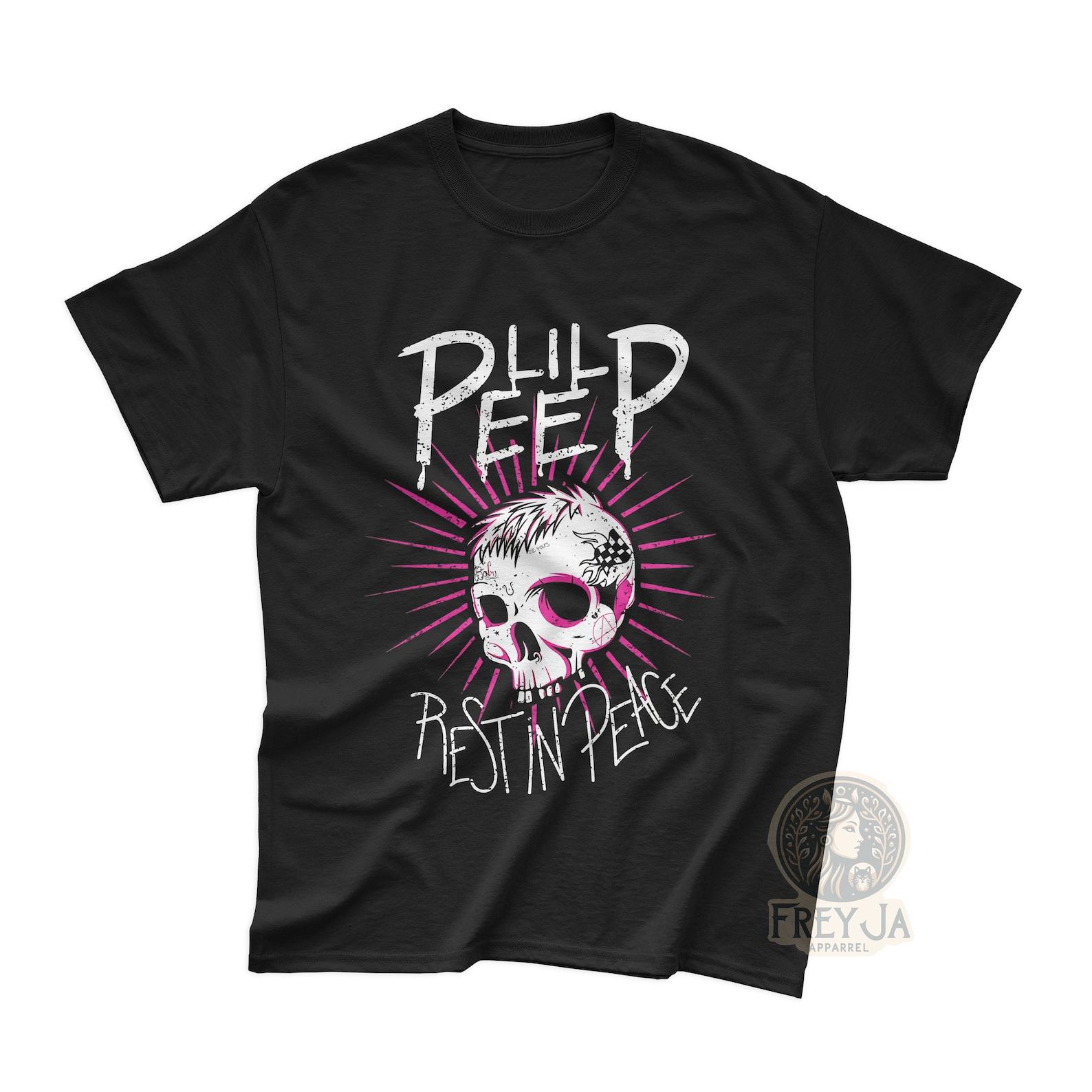 Lil Peep Exclusive T-Shirt - Unisex Rap Music Tee - Lil Peep Tribute Merch - Hip Hop Apparel Gift S