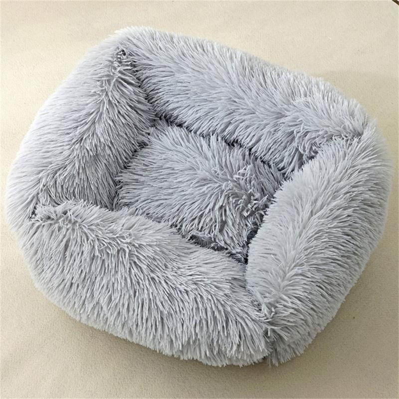 Creative Pet Bed Thicken Nest for Dogs and Cats Soft Plush Rectangular Sofa