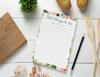 Inkdotpot Pack Of 2 Daily Planner List Undated Notepads, Memo Pad To-Do List Tear Off List Pad- Organizer- Scheduler- Organize Tasks (50 Sheets