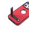 PU Leather Hidden Folding Stand Phone Case For iPhone 16 15 11 12 13 14 Pro Max Shockproof Bumper Protective Back Cover