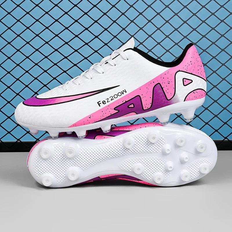 

Новые мужские футбольные бутсы FG/TF для матчей, уличные футбольные бутсы, профессиональные, удобные спортивные туфли, длинные шипы, высококачественные футзальные 33