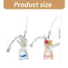 Small Fish Flowers Pendant Sweet Phone Chain Strap Hangings Decoration Keychain Lanyard Small Gift for Women Girls