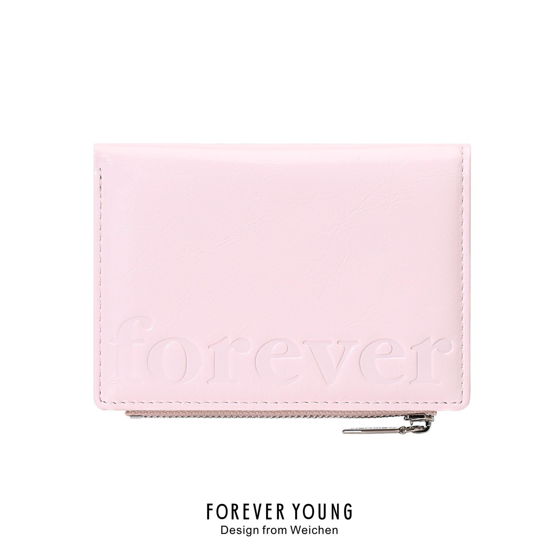 

Женский кошелек Forever Young большой емкости для нескольких карт розовый