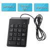 USB-Ziffernblock Numpad Numerische Tastatur 18 Tasten für Laptop Desktop-PC Neu