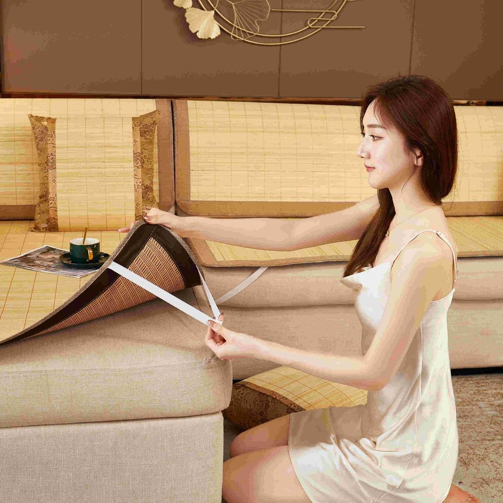 Summer Sleeping Mat Rattan Mat Ice Silk Bamboo Mat Summer Living Room Fabric Craft Non-Slip Leather Cushion Sofa Cushion Sofa Cover