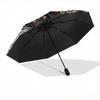 Rat Fink Dragster Automatic Opening and Closing Umbrella - Suitable for Various Occasions, Outdoor Activities, Lightweight and Durable Autom
