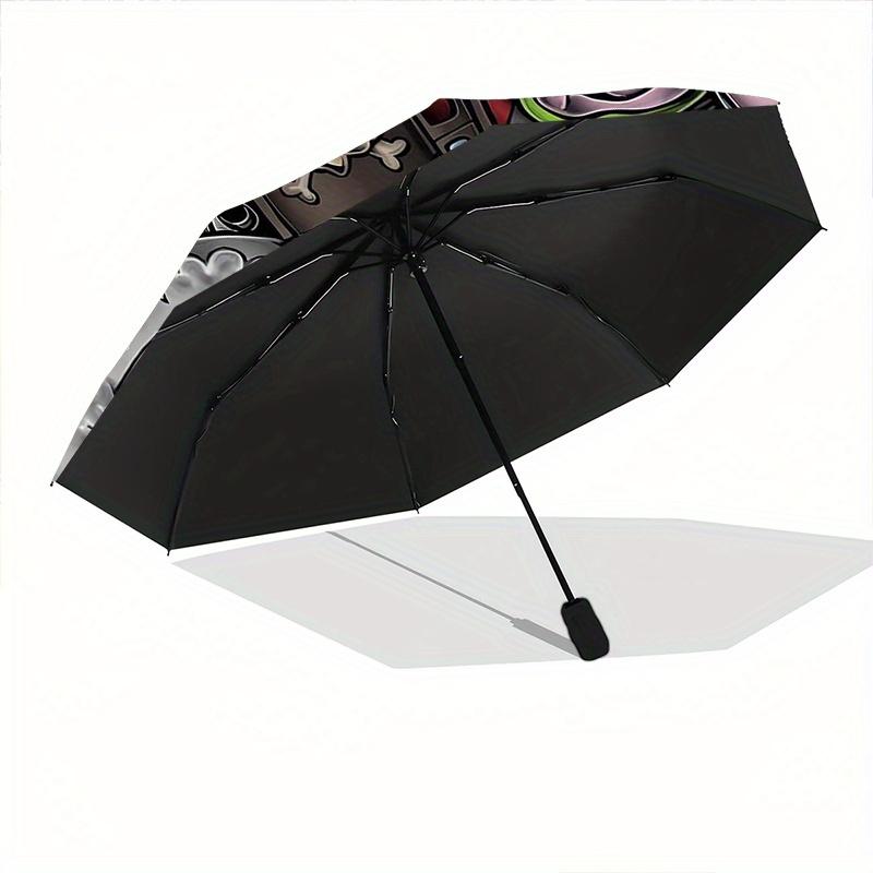Rat Fink Dragster Automatic Opening and Closing Umbrella - Suitable for Various Occasions, Outdoor Activities, Lightweight and Durable Autom