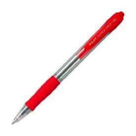 Stylo bille Super Grip - PILOT - Rouge - Encre ultra soft - Grip caoutchouc