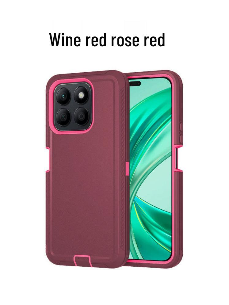 Honor X8B/X8A 4G 3-in-1 Drop-Proof Protective Phone Case